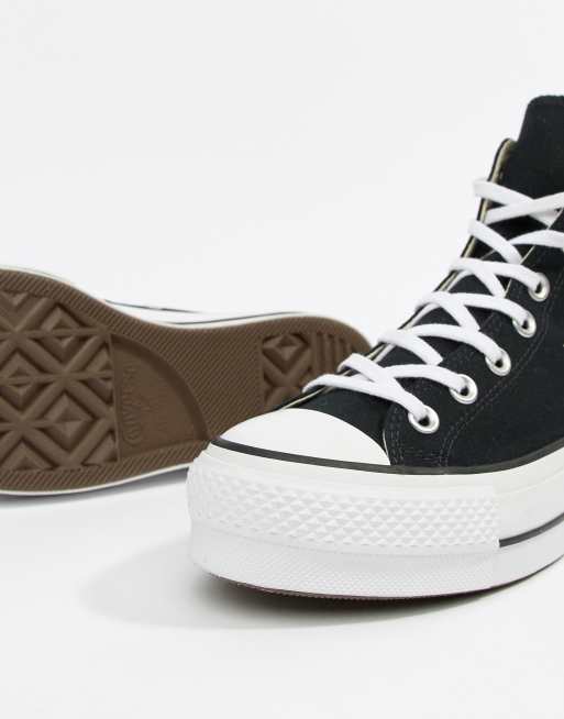 Converse Chuck Taylor All Star Lift platform hi black sneakers, 3 of 4