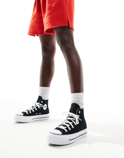 High top chuck on sale taylors with shorts