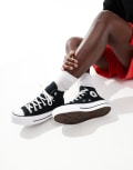 [Converse] Converse Chuck Taylor All Star Lift platform hi sneakers in black 36 BLACK