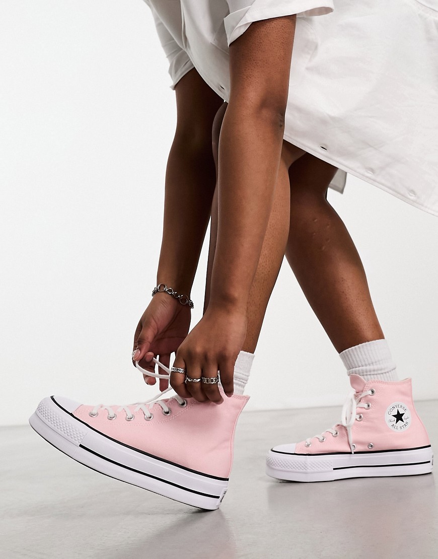 Chuck Taylor All Star Lift platform sneakers in pink