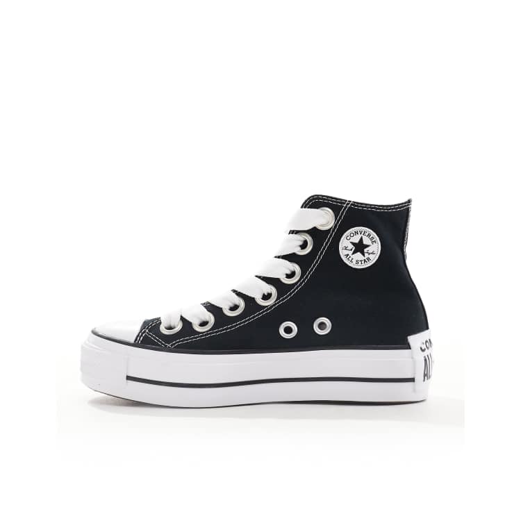 Converse Chuck Taylor All Star Lift Sketch platform sneakers in black