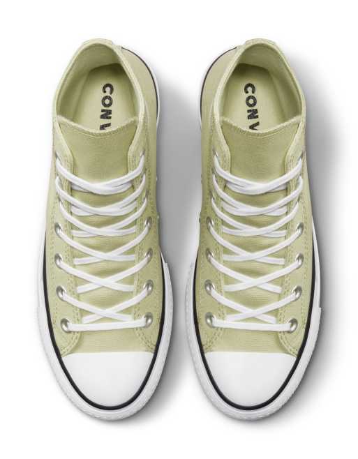 Converse Chuck Taylor All Star Lift Sneakers alte verde oliva ASOS