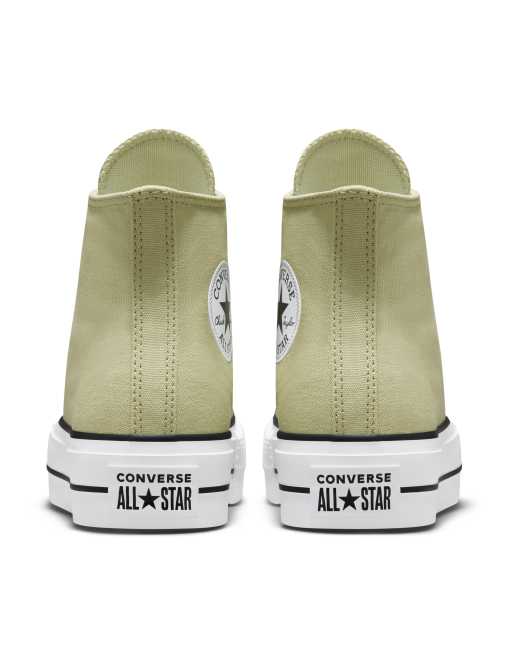 Converse Chuck Taylor All Star Lift Sneakers alte verde oliva ASOS