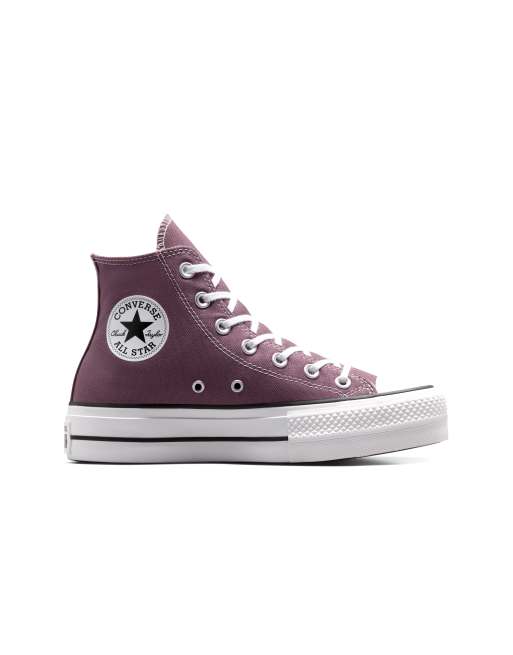 Converse - Chuck Taylor All Star Lift - Sneakers color sentiero misto/avorio naturale con suola platform