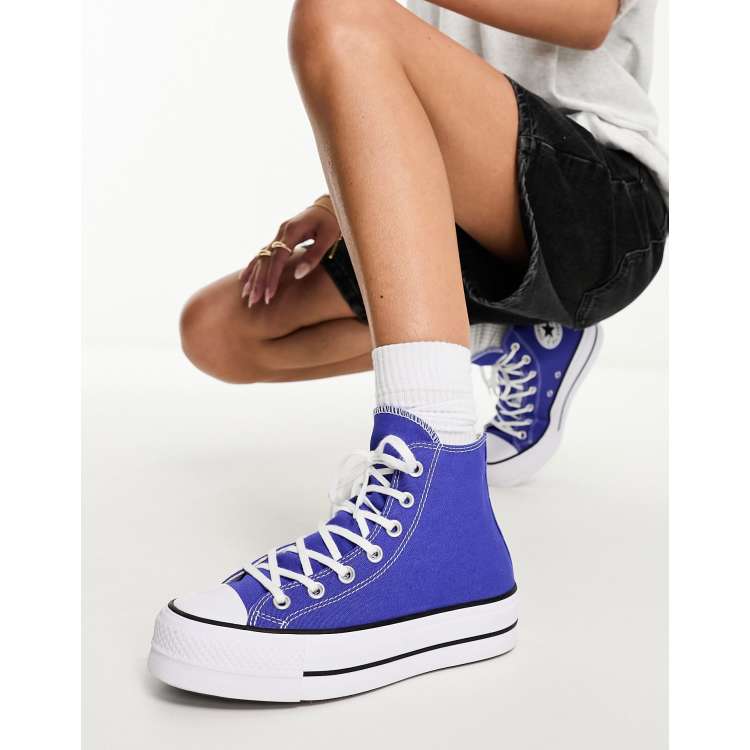 Converse dance shop lace blue