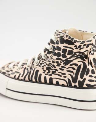 chuck taylor leopard sneakers
