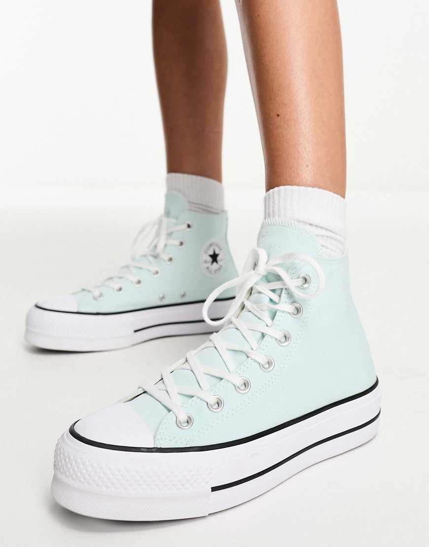 Converse Chuck Taylor All Star Lift Sneakers In Light Blue