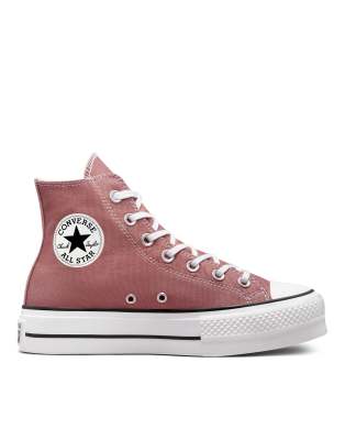 Converse Chuck Taylor Star Lift Seasonal In Fire Opal | ModeSens