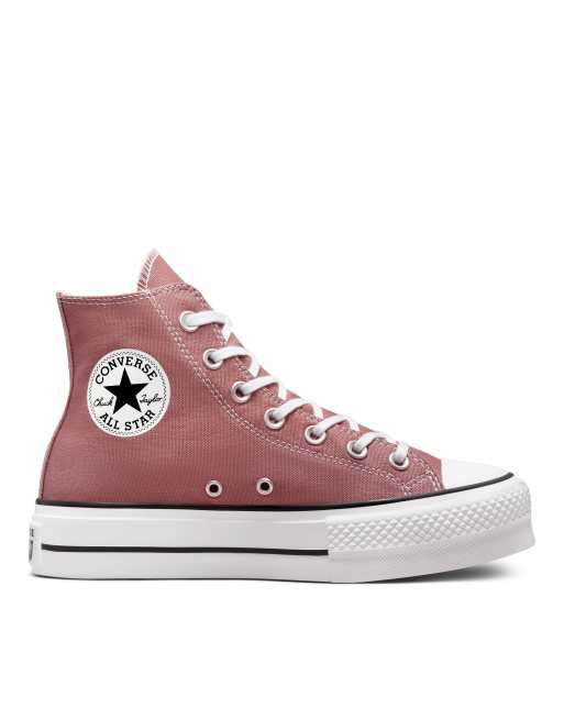 Converse Chuck Taylor All Star Lift sneakers in saddle pink