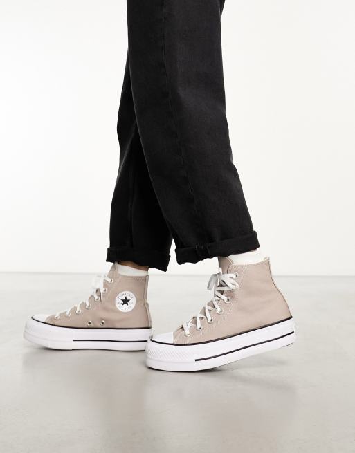 Converse all shop star lift grey