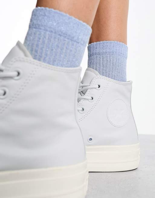 Triple white outlet converse