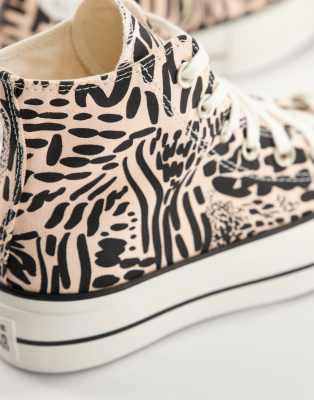 chuck taylor leopard print