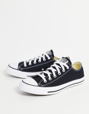 zwarte lage converse
