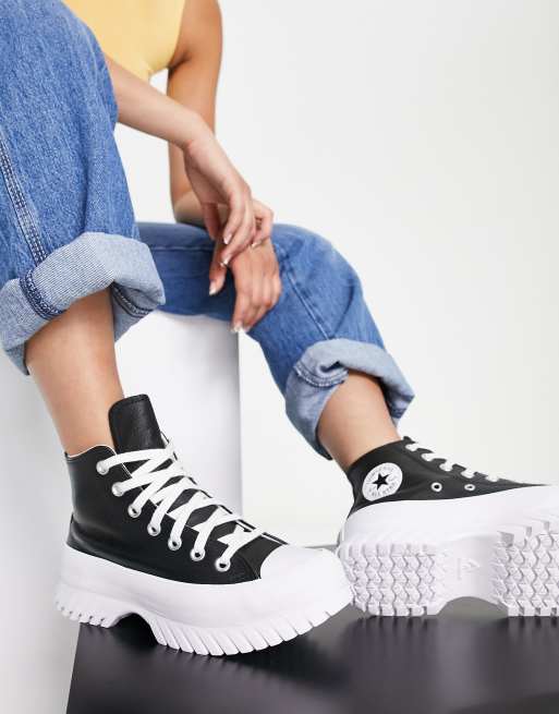 Baskets CONVERSE Chuck Taylor All Star Lugged Hi Femme - Noir