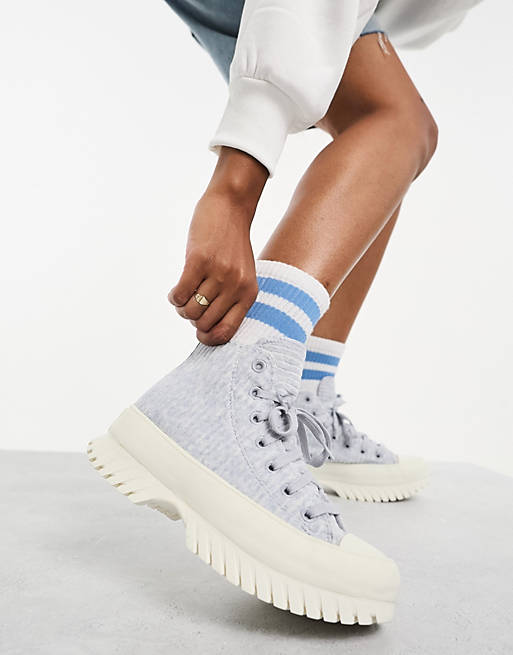 Converse Chuck Taylor All Star Lugged 2.0 Cozy Utility corduroy sneakers in  pale blue | ASOS