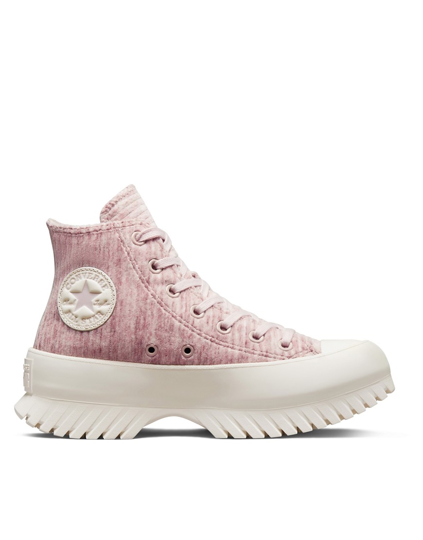 Converse Chuck Taylor All Star Lugged 2.0 Cozy Utility sneakers in light pink