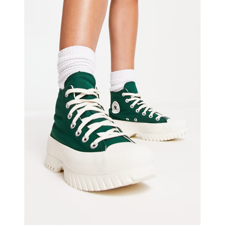 Women's green converse outlet shoes