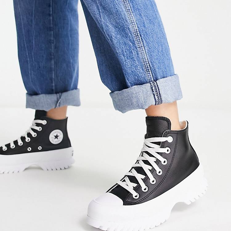 Converse Chuck Taylor All Star Lugged  Hi trainers in black | ASOS