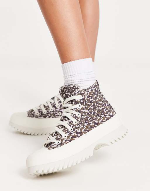 Converse Chuck Taylor All Star Lugged 2.0 Hoge sneakers met dierenprint