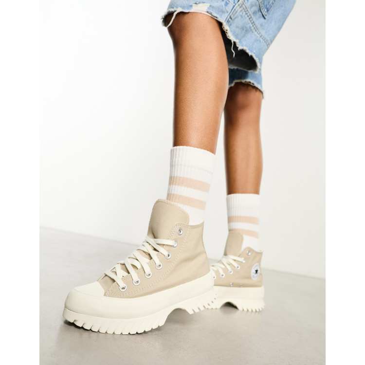 bit Forøge brud Converse Chuck Taylor All Star Lugged 2.0 platform sneakers in sand | ASOS