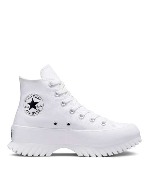 Converse Women Chuck Taylor All-Star Lugged Black,White 10