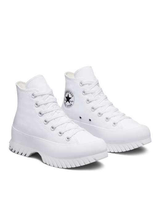 converse lugged all white