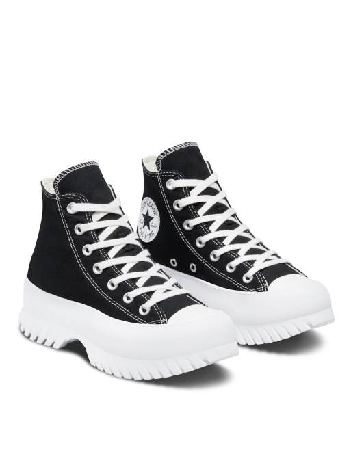 Converse Black Chuck Taylor All Star Lugged High Sneakers