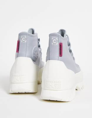 lugged converse grey