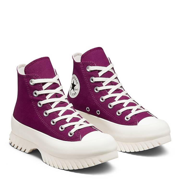 Converse Chuck Taylor All Star Lugged  sneakers in mystic orchid | ASOS