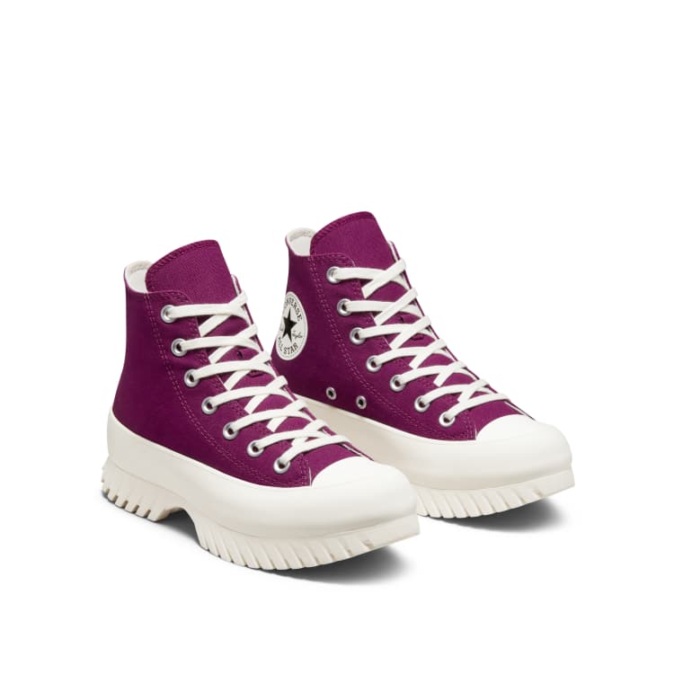 Pink and purple clearance converse