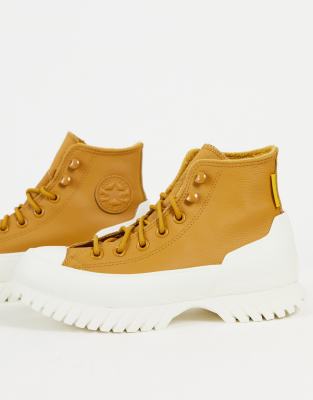 chunky brown converse