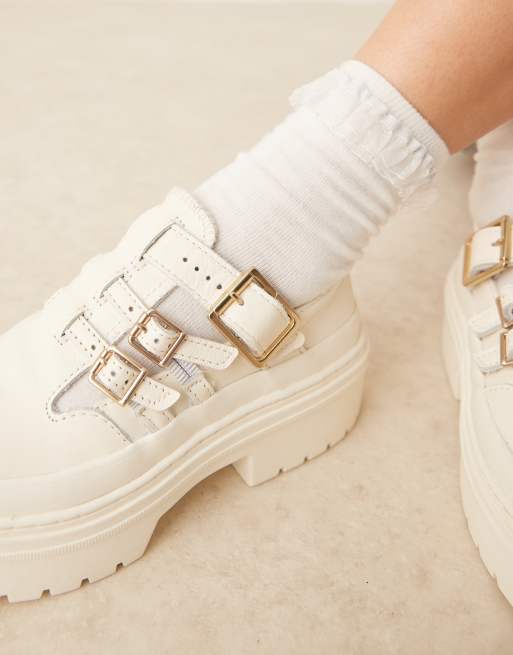 Converse Chuck Taylor All Star Lugged Heel Mary Jane Platform in white, 2 of 4