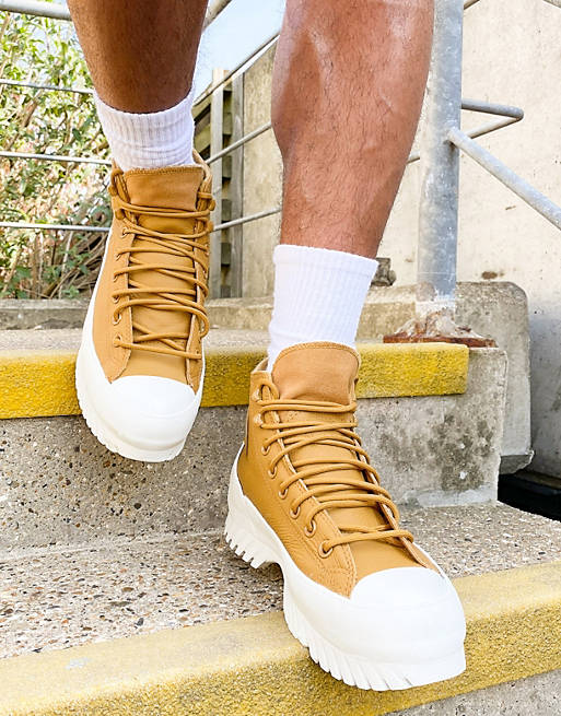 asos.com | Converse Chuck Taylor All Star Lugged Winter 2.0 sneakers in tan and white