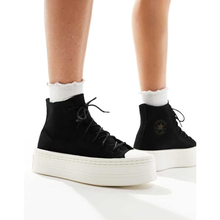 CONVERSE×AMERI ALL STAR LIFTED OX WH23cm Converse – Chuck Taylor All Star Lift Ox – Białe sneakersy