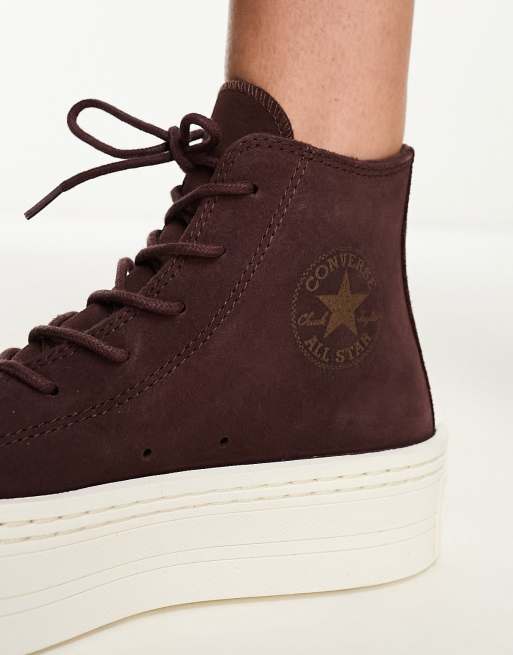 Brown deals suede converse