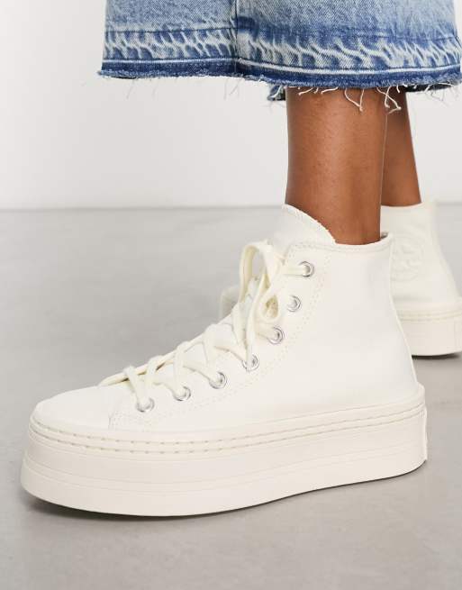 Women's Chuck Taylor All Star Lift Hi Sneakers in White