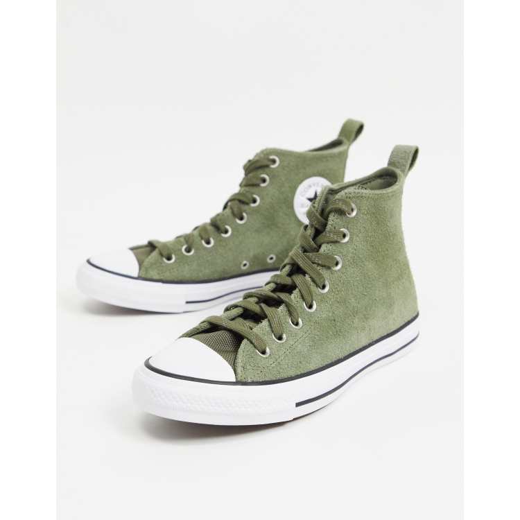 Converse kaki coeur best sale