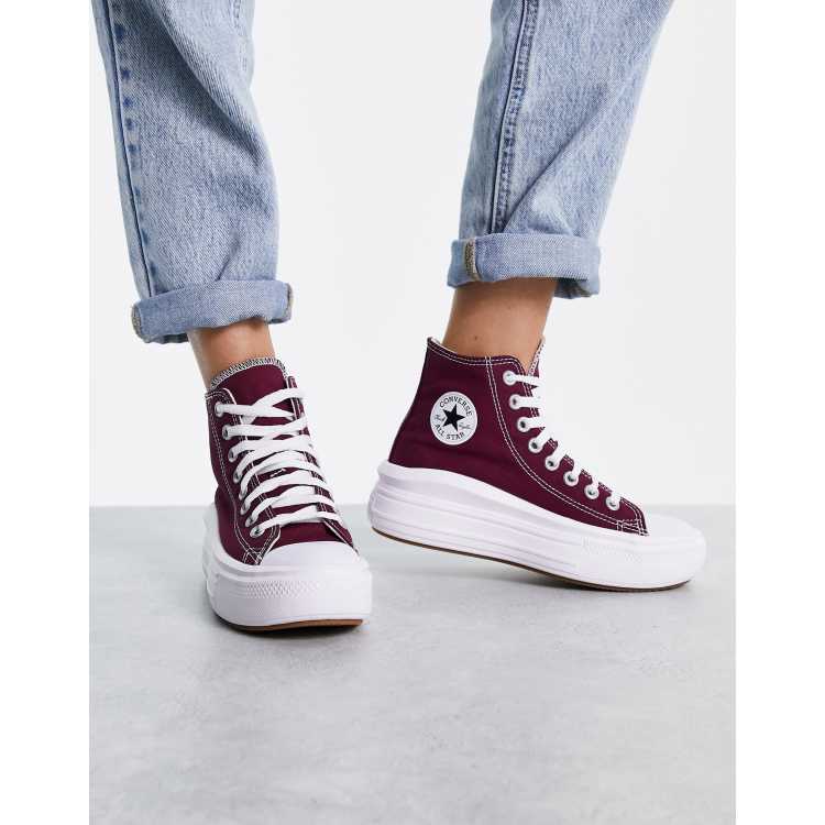 Converse bordeaux hotsell femme pas cher