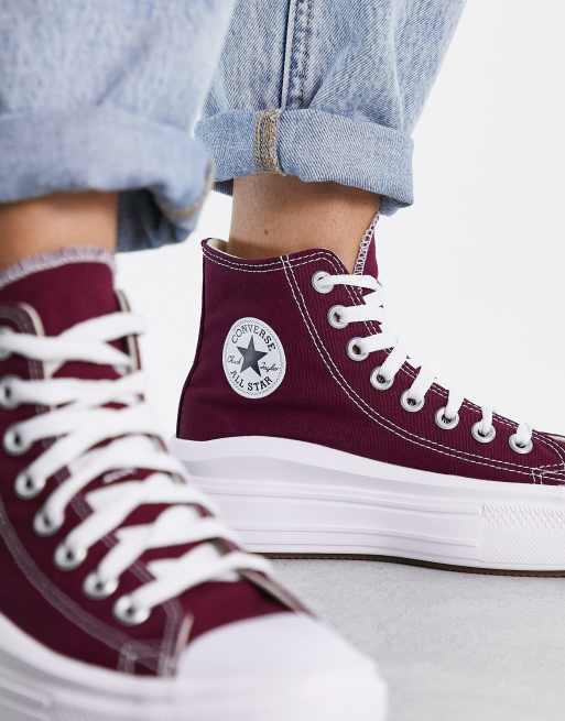 Converse Chuck Taylor All Star Move Baskets Bordeaux ASOS