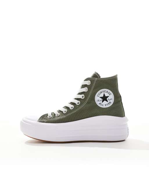 Converse – Chuck Taylor All Star Move – Buty sportowe za kostkę w kolorze khaki, 2 z 5