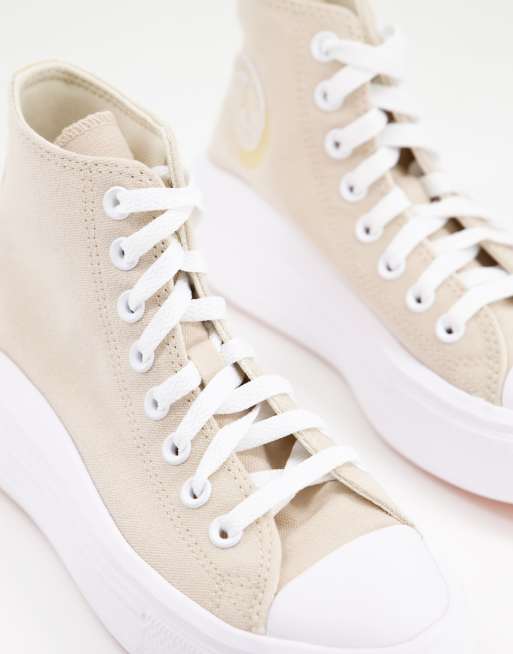 Chuck taylor move discount beige