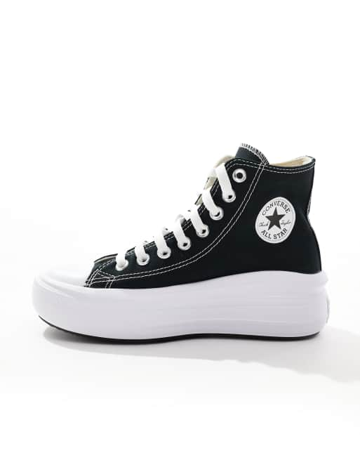 Converse Chuck Taylor All Star Move Hi Sneaker in Schwarz