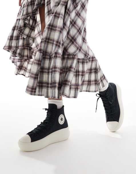 Converse – Chuck Taylor All Star – Move Hi – Sneaker in Schwarz - view 1