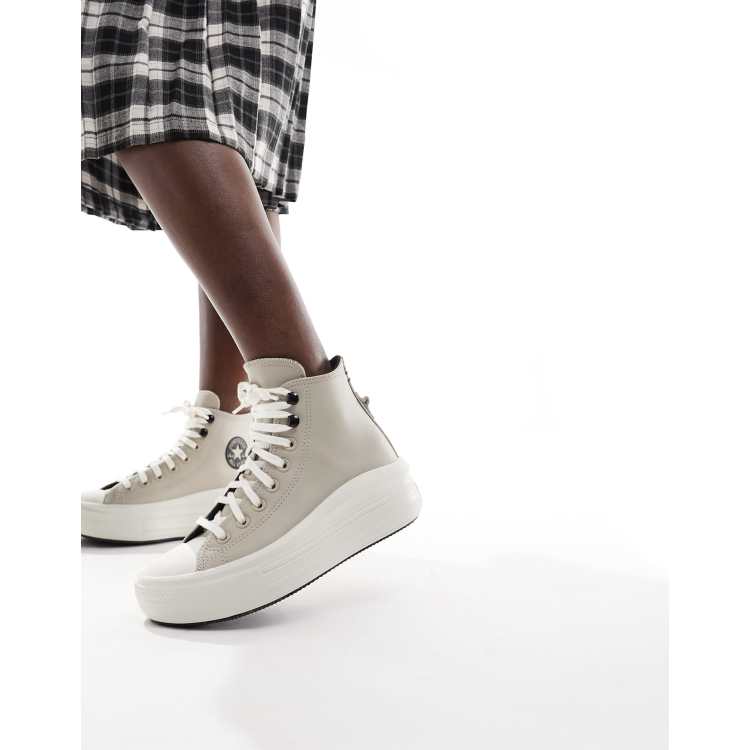 Converse Chuck Taylor All Star Move Hi Sneakers alte beige ASOS