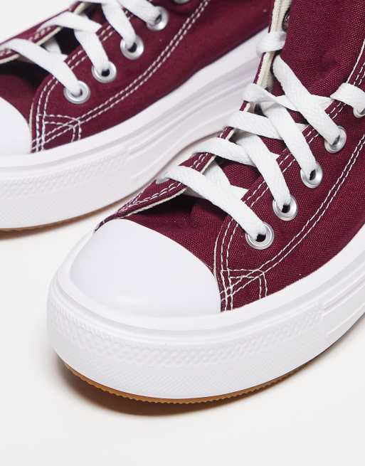 Converse shop invernali bordeaux