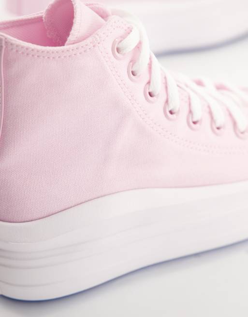Converse Chuck Taylor All Star Move Hi sneakers in baby pink ASOS