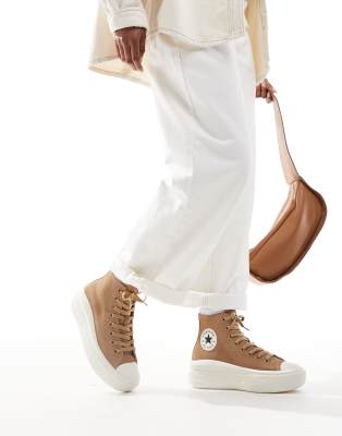 Converse Chuck Taylor All Star Move Hi sneakers in beige