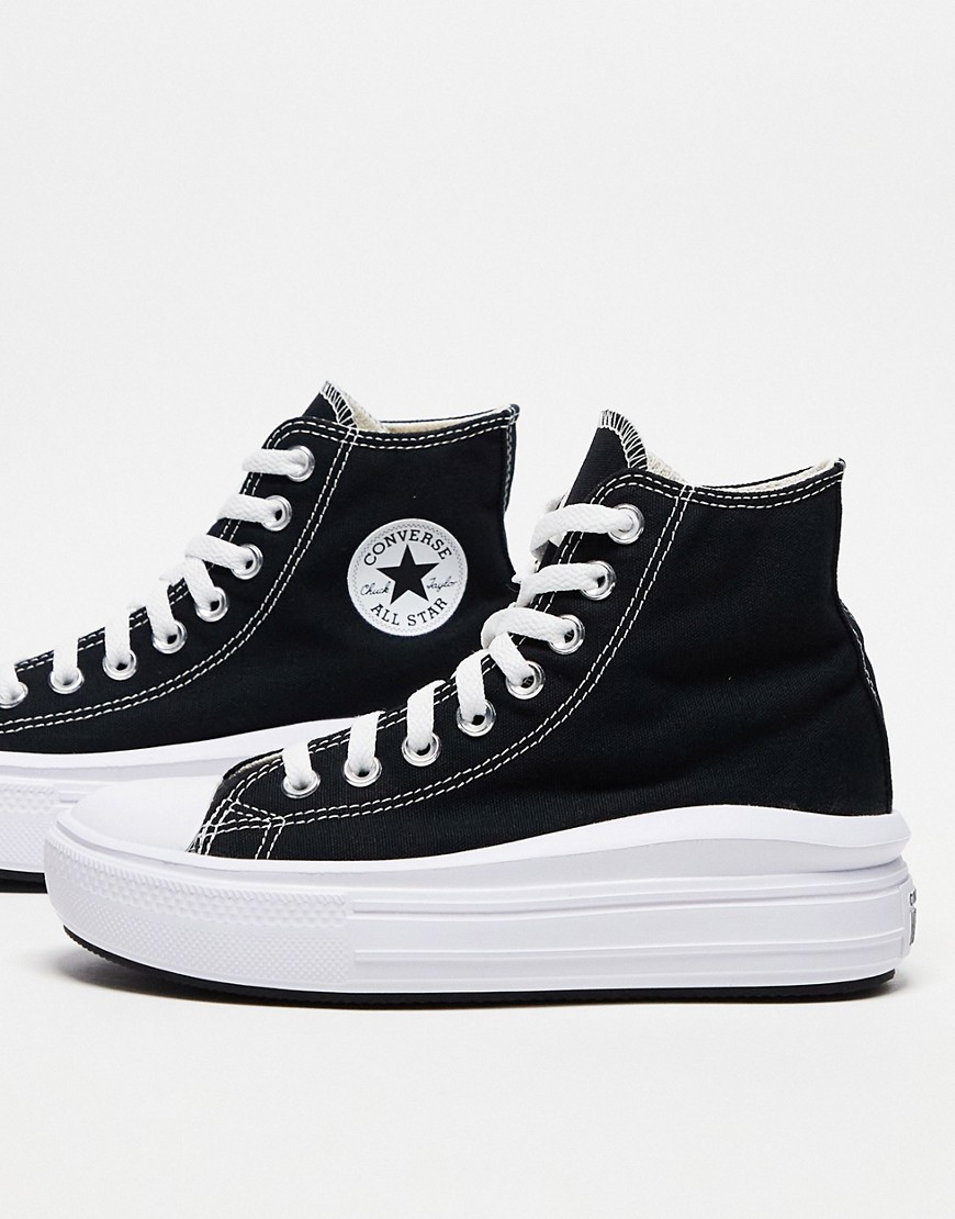 Converse Chuck Taylor All Star Move Sneakers In Black
