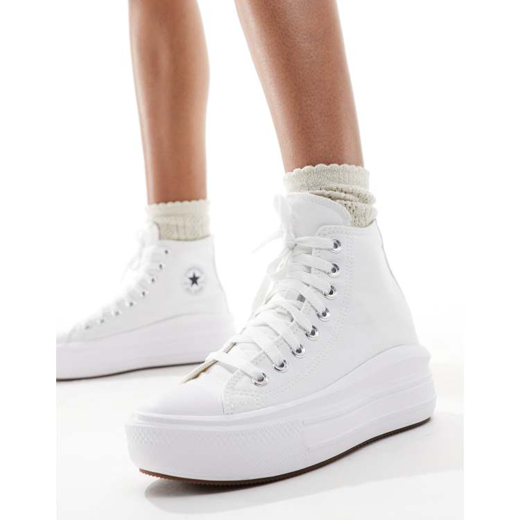 Converse all white hot sale chuck taylor