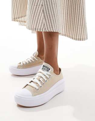 Converse - Chuck Taylor All Star Move Ox - Sneaker in Cremeweiß-Neutral